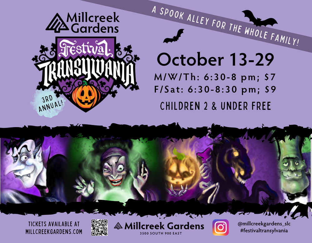 Get Ready for Halloween Festival Transylvania at Millcreek Gardens! |  Millcreek Gardens
